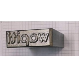 Çelik Zımba Çift Hat Yazı