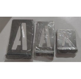 Çinko Metal Harf Şablon Seti